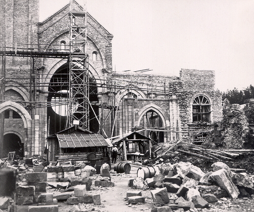 Historisch beeld van Abt Marie-Albert van Orval